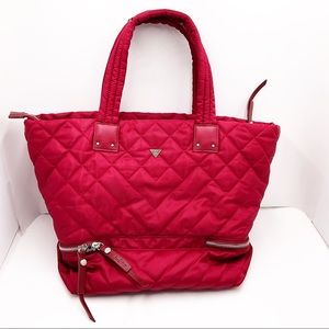 {Sam Edelman} Arianna Quilted Leather & Nylon Tote